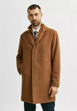 Selected Homme Manteau Classique - Camel