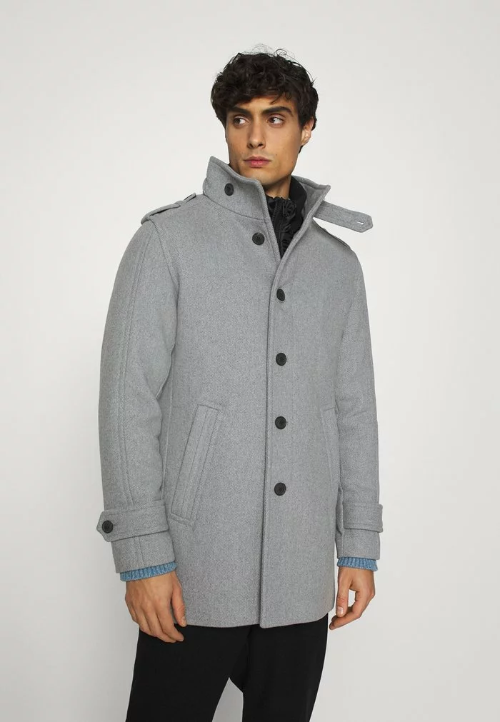 Selected Homme SLHNOAH COAT - Manteau Classique - Grey Melange 1 Selected Homme SLHNOAH COAT - Manteau Classique - Grey Melange
