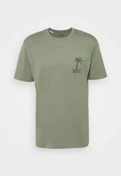 Selected Homme SLHRELAXEDMILO ONECK TEE - T-shirt Imprimé - Sea Spray/back -Selected Homme Soldes Boutique 8927f05d40804e50a2f70536c01e875a