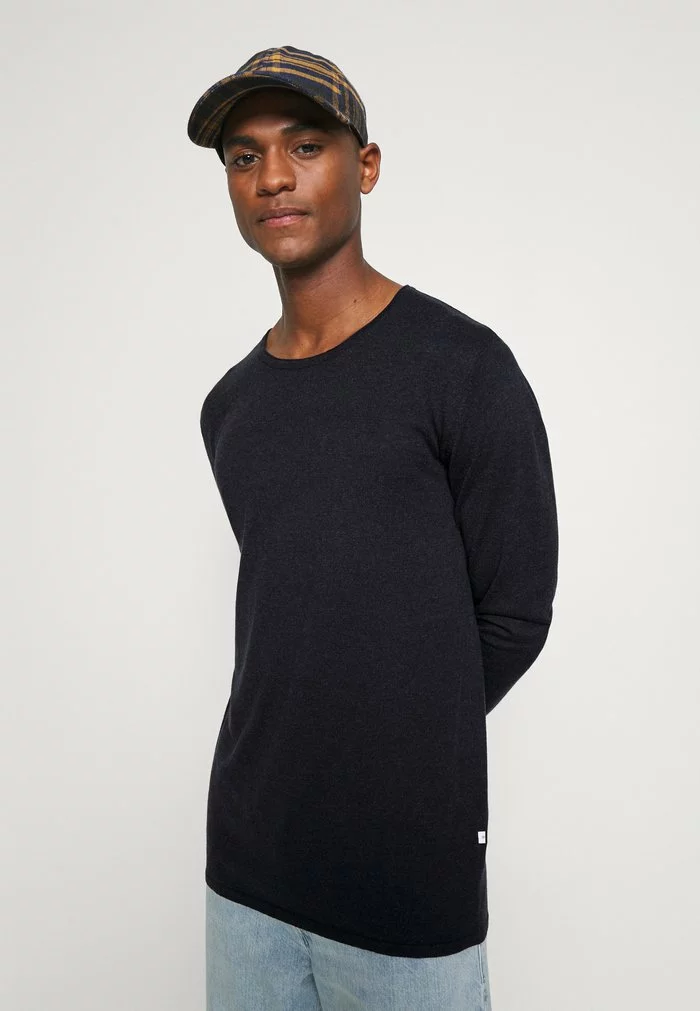 Selected Homme SLHROME LS CREW NECK G NOOS - Pullover - Dark Sapphire 4 Selected Homme SLHROME LS CREW NECK G NOOS - Pullover - Dark Sapphire – Image 4