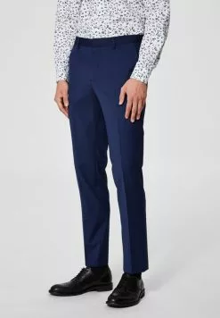 Selected Homme Pantalon De Costume - Dark Blue