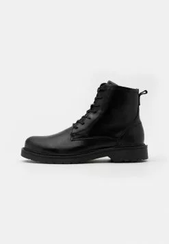 Selected Homme SLHTHOMAS BOOT - Bottines à Lacets - Black
