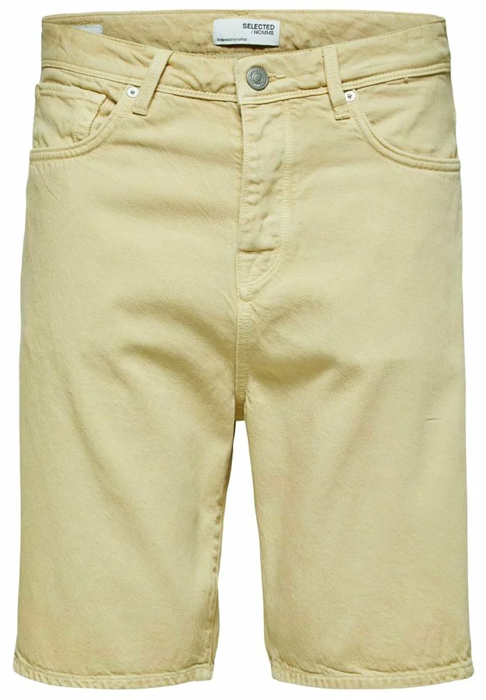Selected Homme Short En Jean - Sand 6 Selected Homme Short En Jean - Sand – Image 6