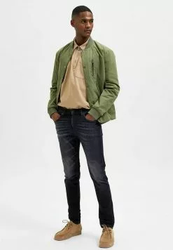 Selected Homme SLIM FIT - Jean Slim - Dark Grey Denim