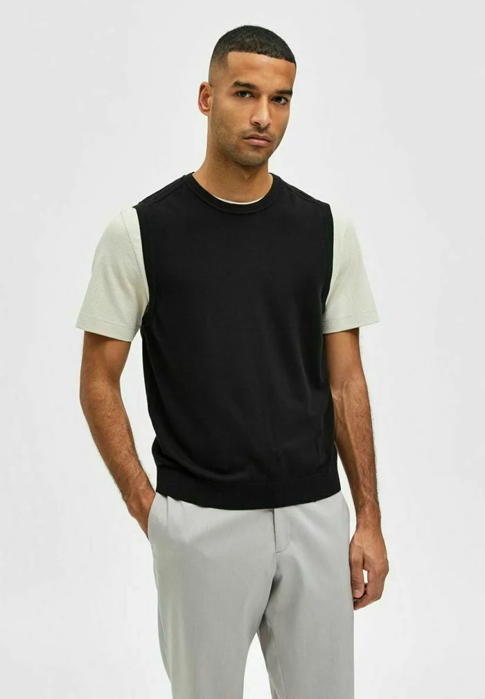 Selected Homme Débardeur - Black 1 Selected Homme Débardeur - Black