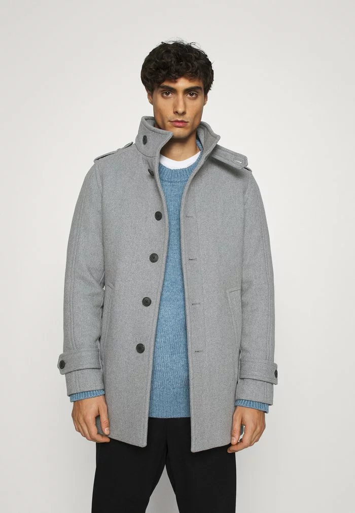 Selected Homme SLHNOAH COAT - Manteau Classique - Grey Melange 3 Selected Homme SLHNOAH COAT - Manteau Classique - Grey Melange – Image 3