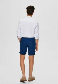 Selected Homme SLHSTRAIGHT PARIS - Short - Estate Blue -Selected Homme Soldes Boutique 8e25d07c81544ada985859dbdca7214f