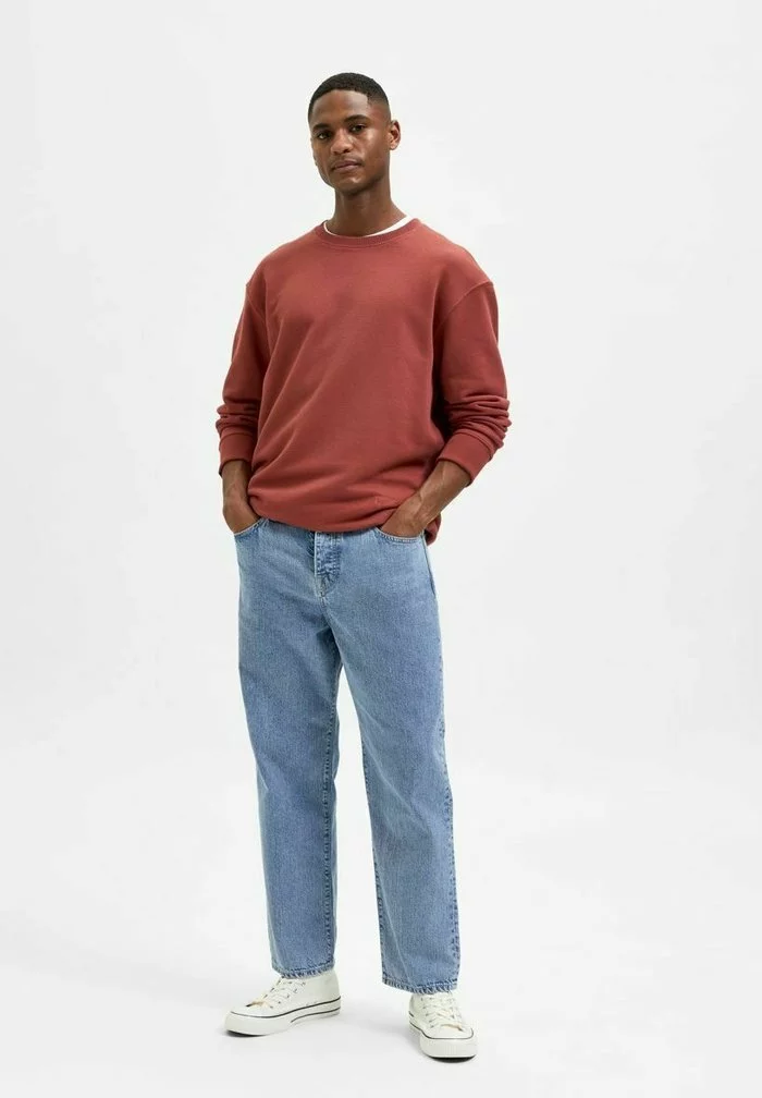 Selected Homme Jean Droit - Light Blue Denim 2 Selected Homme Jean Droit - Light Blue Denim – Image 2