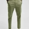 Selected Homme SLHSLIM TAPEREPTON FLEX PANTS - Chino - Deep Lichen Green