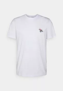 Selected Homme SLHHOLIDAY O NECK TEE - T-shirt Basique - White