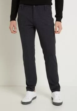 Selected Homme SLHSLIM STORM FLEX SMART PANTS - Pantalon Classique - Dark Sapphire/check