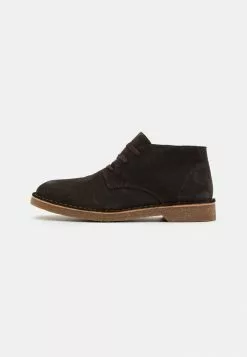 Selected Homme SLHRIGA DESERT BOOT - Bottines à Lacets - Demitasse