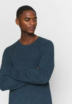 Selected Homme SLHROCKY - Pullover - Dark Sapphire/twisted Blue Mirag -Selected Homme Soldes Boutique 922ad4716b584311ad8dc3ec8c59d3d4