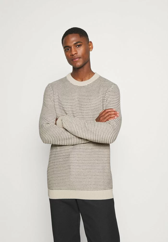 Selected Homme Pullover - Bone White 1 Selected Homme Pullover - Bone White