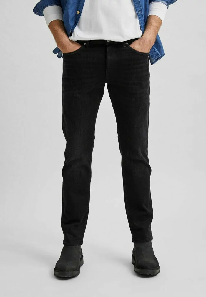 Selected Homme SCOTT - Jean Slim - Black Denim 1 Selected Homme SCOTT - Jean Slim - Black Denim