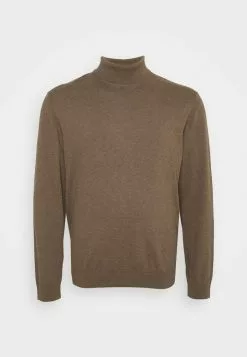 Selected Homme SLHBERG ROLL NECK - Pullover - Teak Melange -Selected Homme Soldes Boutique 9446507774e44b2eba3f3bedd7095335