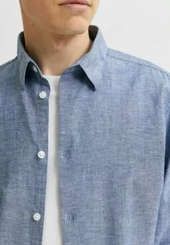 Selected Homme SLHREGNEW - Chemise - Medium Blue Denim -Selected Homme Soldes Boutique 948c22c8df524771bfb37beabe8a91bc