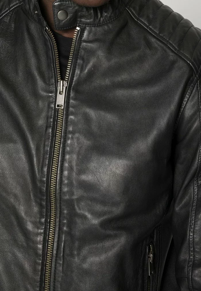 Selected Homme RACER - Veste En Cuir - Black 5 Selected Homme RACER - Veste En Cuir - Black – Image 5