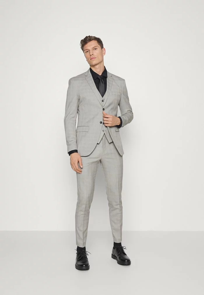 Selected Homme SLHMYLOLOGAN CHECK SUIT - Costume - Light Grey 2 Selected Homme SLHMYLOLOGAN CHECK SUIT - Costume - Light Grey – Image 2