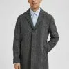 Selected Homme Manteau Court - Grey
