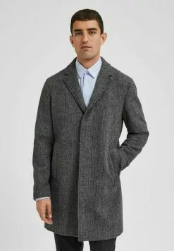 Selected Homme Manteau Court - Grey