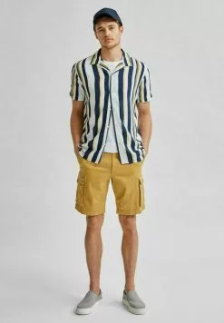 Selected Homme Short - Mustard Gold -Selected Homme Soldes Boutique 980367cd5e7a4eae87d925700c9d2b86