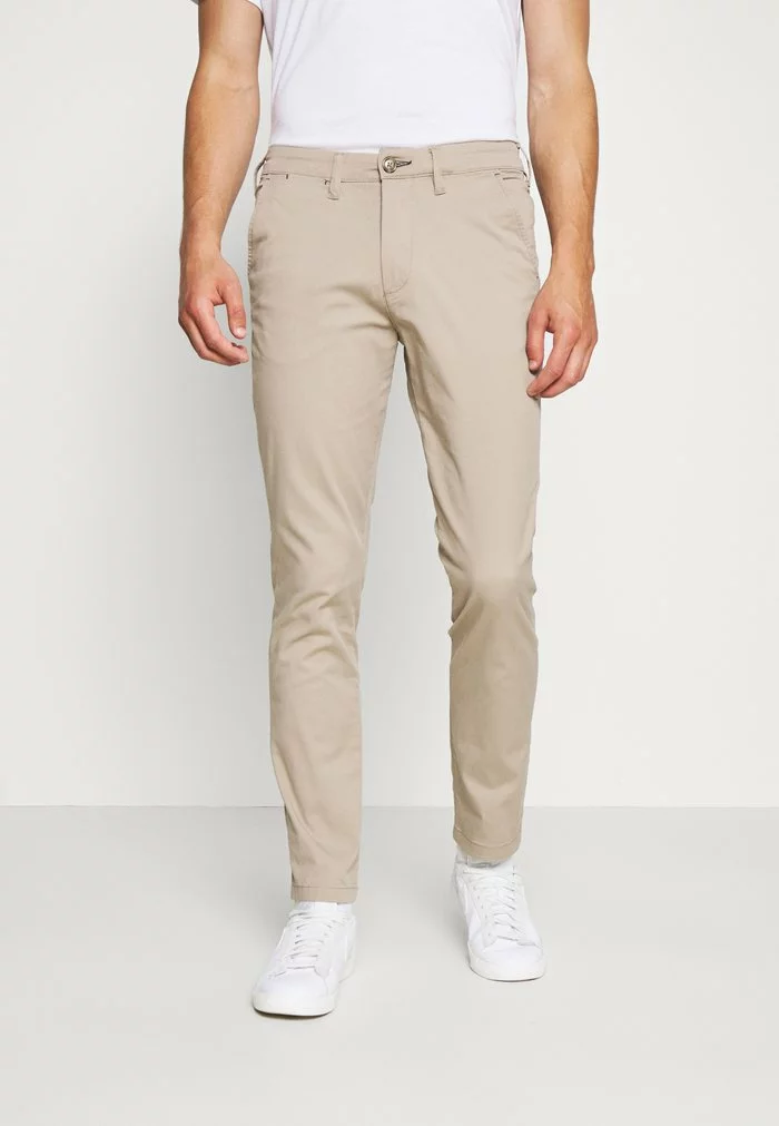 Selected Homme SLHSLIM MILES FLEX PANTS - Chino - Greige 1 Selected Homme SLHSLIM MILES FLEX PANTS - Chino - Greige