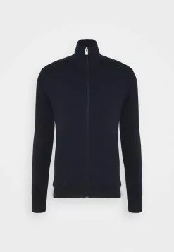 Selected Homme SLHBERG FULL ZIP CARDIGAN - Gilet - Navy Blazer -Selected Homme Soldes Boutique 98939232be704619b72c1347d75a889c