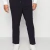 Selected Homme SLHTAPE JUSTIN CROP PANT - Pantalon Classique - Navy Blazer