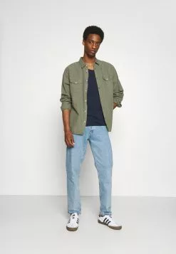 Selected Homme SLHNEWMERCE O NECK TEE 2 PACK - T-shirt Basique - Winetasting/navy Blazer