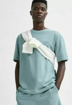 Selected Homme T-shirt Basique - Chinois Green -Selected Homme Soldes Boutique 9a3970a5db184f5ba0d1014eea23c7d5
