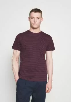 Selected Homme SLHNORMAN - T-shirt Imprimé - Winetasting/black