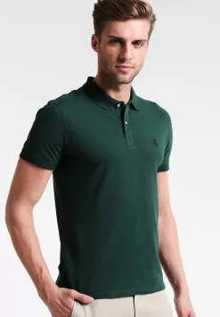 Selected Homme SLHARO EMBROIDERY - Polo - Trekking Green