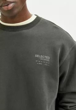 Selected Homme RUNDHALS - Pullover - Pirate Black -Selected Homme Soldes Boutique 9b535128be6b40218338cd01779fb453