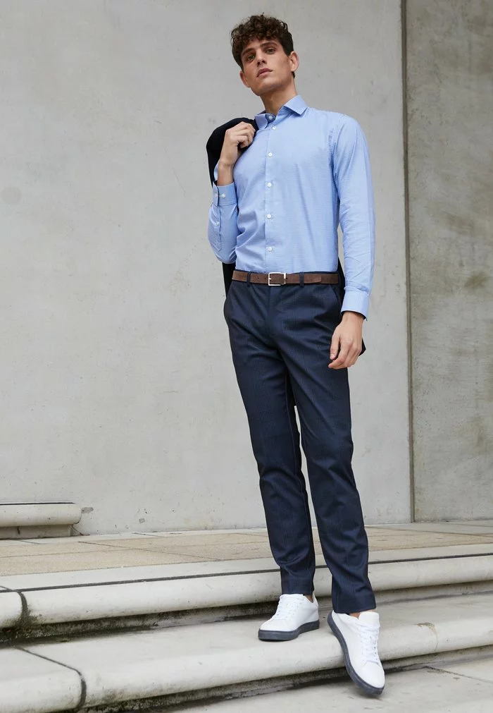 Selected Homme SLHSLIMNEW MARK SHIRT - Chemise Classique - Skyway 4 Selected Homme SLHSLIMNEW MARK SHIRT - Chemise Classique - Skyway – Image 4