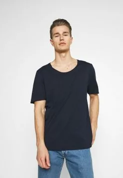 Selected Homme SLHWYATT O NECK TEE - T-shirt Basique - Navy Blazer