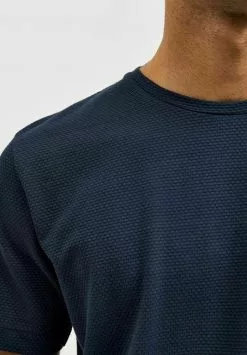 Selected Homme T-shirt Basique - Sky Captain -Selected Homme Soldes Boutique 9c57a8b4a2ba4a35baa403e1371d9722