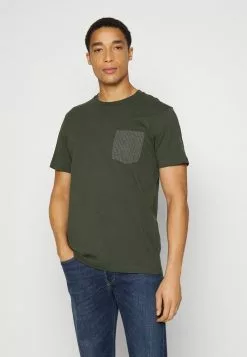 Selected Homme SLHNALE ONECK TEE - T-shirt Imprimé - Rosin
