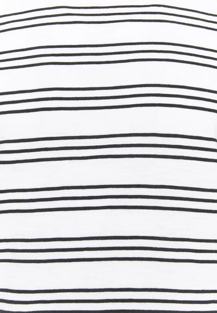 Selected Homme SLHTYLER O NECK TEE - T-shirt Imprimé - White/black 3 Selected Homme SLHTYLER O NECK TEE - T-shirt Imprimé - White/black – Image 3