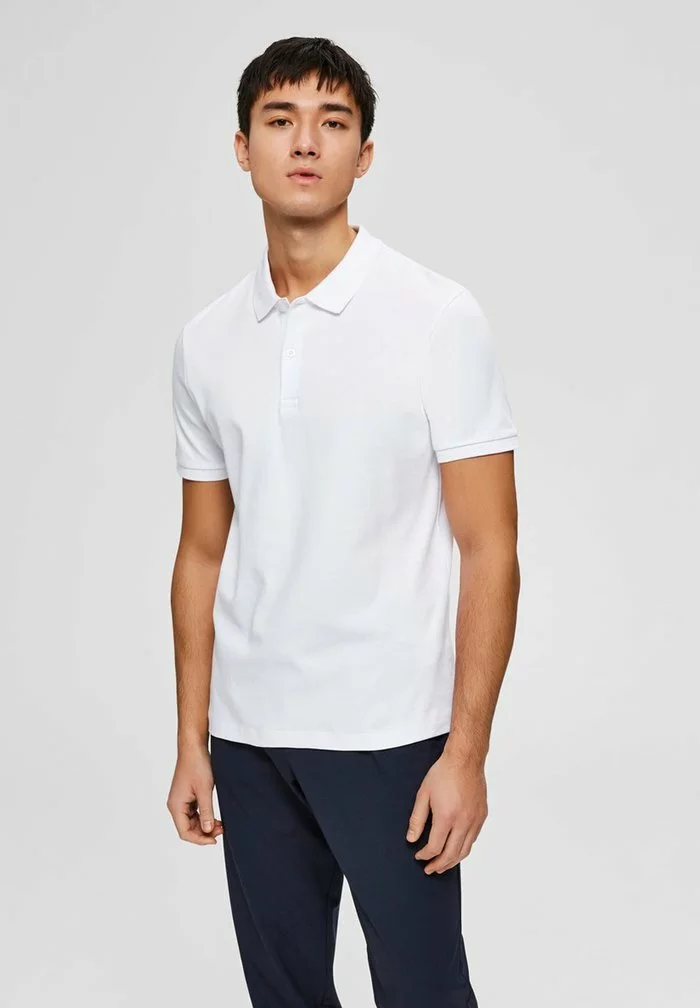 Selected Homme Polo - Bright White 1 Selected Homme Polo - Bright White