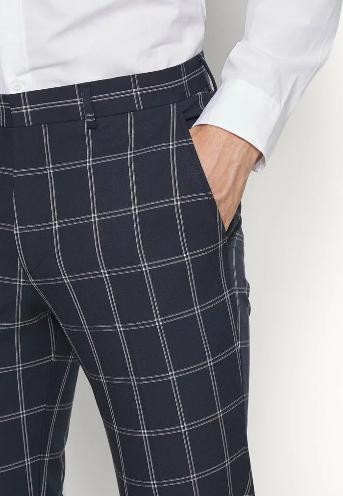 Selected Homme SLHMYLOLOGAN WINDOW CHECK - Costume - Navy Blazer/white 10 Selected Homme SLHMYLOLOGAN WINDOW CHECK - Costume - Navy Blazer/white – Image 10