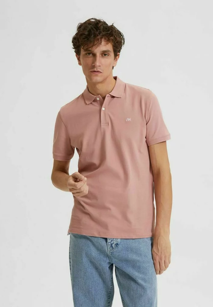 Selected Homme Polo - Ash Rose 1 Selected Homme Polo - Ash Rose