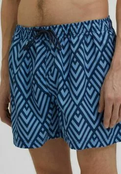 Selected Homme BEDRUKTE - Short De Bain - Insignia Blue -Selected Homme Soldes Boutique 9f40fe0b91184ef8a5792eff6262483c