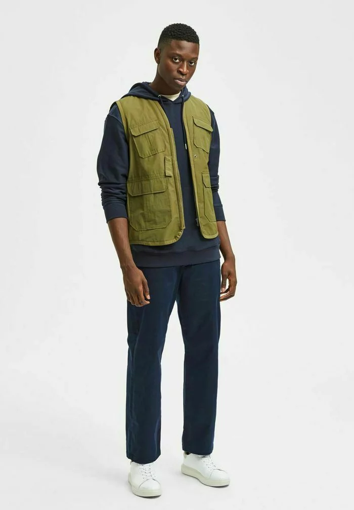 Selected Homme TAKTISCHE - Veste Sans Manches - Winter Moss 2 Selected Homme TAKTISCHE - Veste Sans Manches - Winter Moss – Image 2