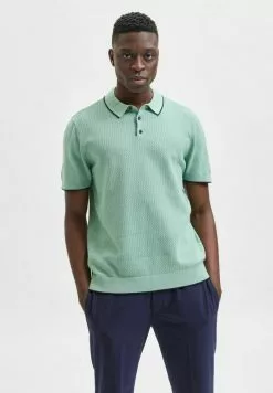Selected Homme Polo - Granite Green