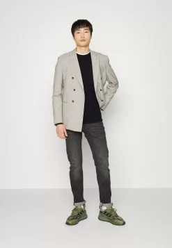 Selected Homme CALEB CREW NECK 2 PACK - Sweatshirt - Navy Blazer/black