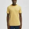 Selected Homme SLHNORMAN - T-shirt Imprimé - Golden Spice