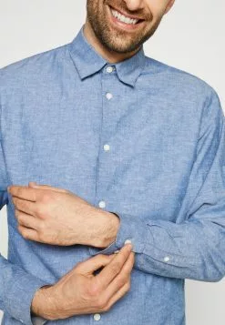 Selected Homme SLHSLIMNEW - Chemise - Medium Blue Denim -Selected Homme Soldes Boutique a26d64e662fc4175a5a281ff146d3fcd