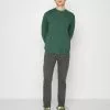 Selected Homme CALEB CREW NECK 2 PACK - Sweatshirt - Navy/trekking Green