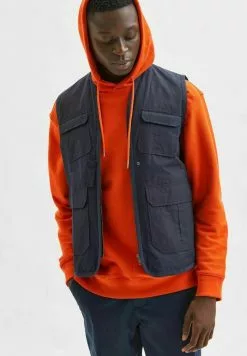 Selected Homme SLHRELAXCORK - Sweat à Capuche - Pureed Pumpkin -Selected Homme Soldes Boutique a3e280d2ad434d169ef190b4fcf241ca